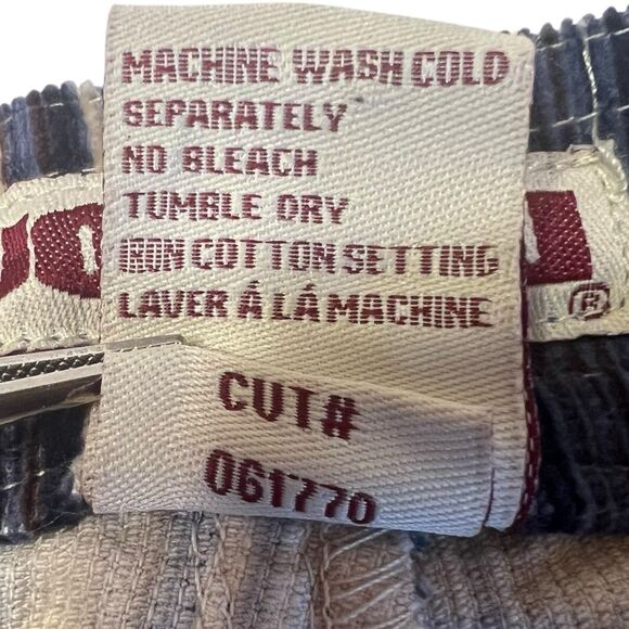 Jou Jou Striped Corduroy Flare Pants Y2K Low Rise 28x31 Festival Rare NWT size 5 - Picture 13 of 13